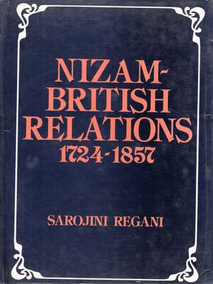 cover image of Nizam-British Relations 1724-1857